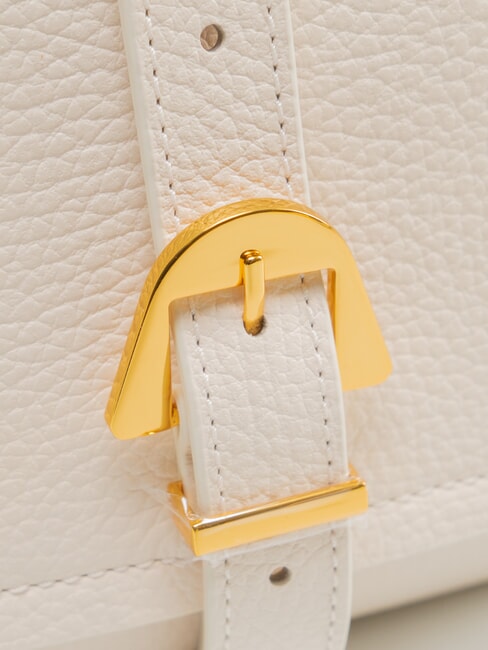 MAGALU Sac &agrave; main avec bandouli&egrave;re blanc - Sacs pour Femme