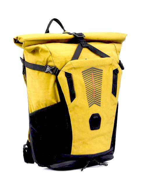 INIA Sac &agrave; dos RollTop pour PC 15,6" jaune - Sacs &agrave; dos pour ordinateur portable