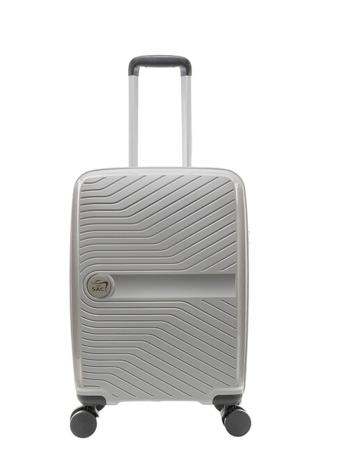 SLIDE Ensemble cabine + extensible moyen et grand, ultra-r&eacute;sistant gris clair - Ensemble Valises