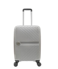 LESAC SLIDE Ensemble cabine + extensible moyen et grand, ultra-r&eacute;sistant gris clair - Ensemble Valises - 2