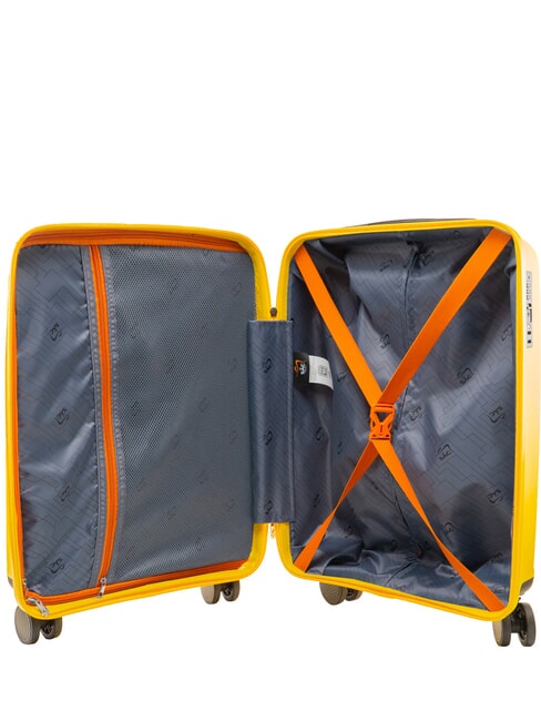 SLIDE Ensemble cabine + extensible moyen et grand, ultra-r&eacute;sistant jaune clair - Ensemble Valises