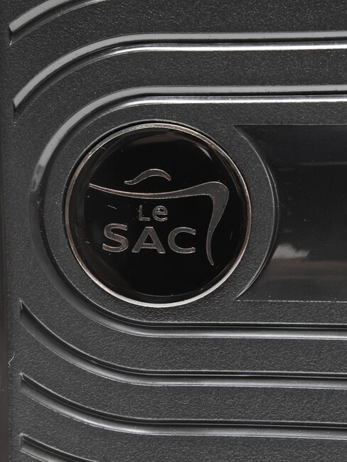 SLIDE Ensemble cabine + extensible moyen et grand, ultra-r&eacute;sistant noir - Ensemble Valises