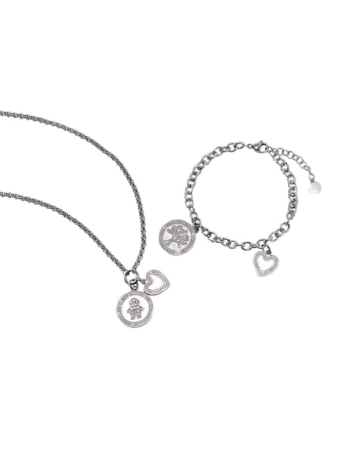 LOVE SPECIAL kit bracelet et collier ACIER - Bracelets