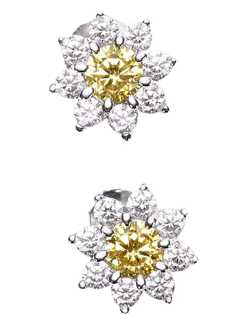 TESORI Boucles d'oreilles jaune - Boucles d'oreilles