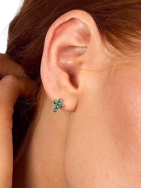 TESORI Boucles d'oreilles GRIS - Boucles d'oreilles