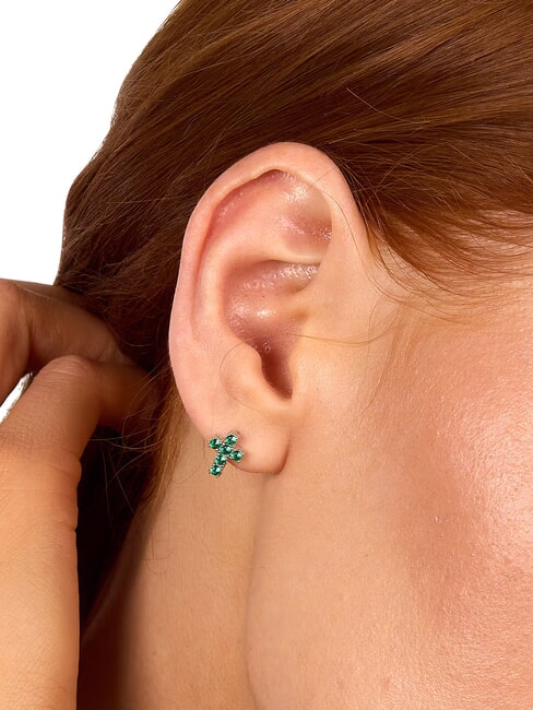 TESORI Boucles d'oreilles vert - Boucles d'oreilles