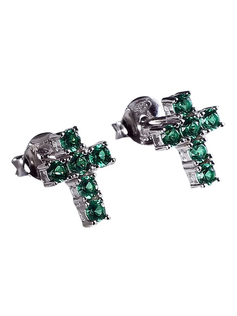 TESORI Boucles d'oreilles vert - Boucles d'oreilles