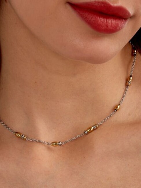 COLORI Collier acier / or - Colliers