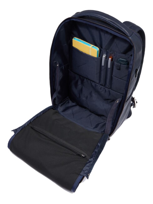 CRONUS Sac &agrave; dos pour ordinateur portable 14 pouces, en cuir bleu - Sacs &agrave; dos pour ordinateur portable