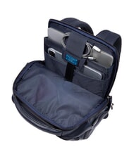 PIQUADRO CRONUS Sac &agrave; dos pour ordinateur portable 14 pouces, en cuir bleu - Sacs &agrave; dos pour ordinateur portable - 5