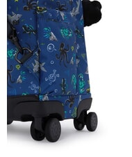KIPLING NEW ZEA Sac &agrave; dos &agrave; roulettes avec support pour ordinateur portable f&ecirc;te sous-marine - Sacs &agrave; dos &agrave; roulettes - 3