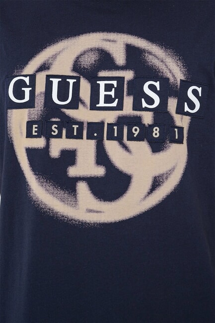 PATCH LOGO T-shirt en coton smartblue - T-shirt