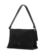 COCCINELLE CAMPIONARIO - DORIAN SUEDE sac bandouli&egrave;re Noir - Sacs pour Femme - 2