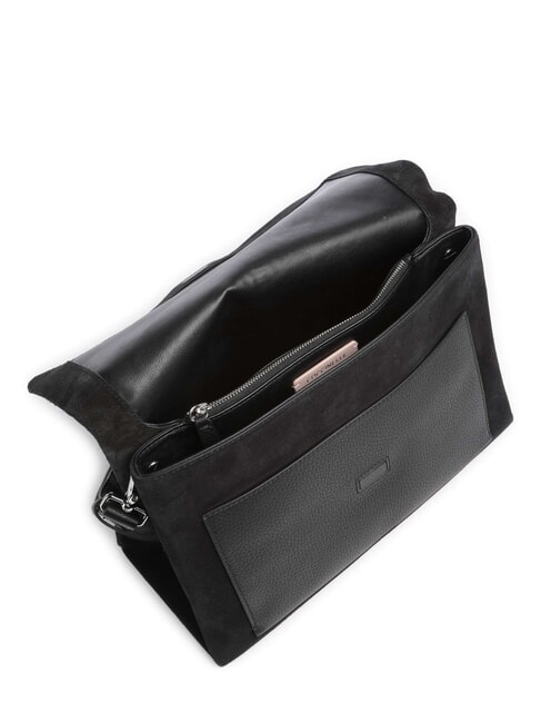 CAMPIONARIO - DORIAN SUEDE sac bandouli&egrave;re Noir - Sacs pour Femme