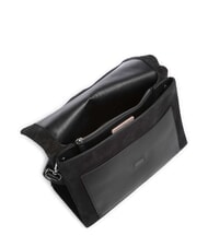 COCCINELLE CAMPIONARIO - DORIAN SUEDE sac bandouli&egrave;re Noir - Sacs pour Femme - 3