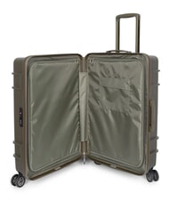 EASTPAK RESIST'R ZIP M Chariot moyen kaki monochrome - Valises Rigides - 2