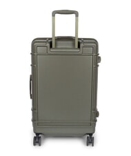 EASTPAK RESIST'R ZIP M Chariot moyen kaki monochrome - Valises Rigides - 4