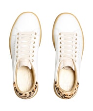 SERAFINI J CONNORS Baskets sole miel l&eacute;opard blanche - Chaussures Femme - 3