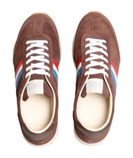 SERAFINI ROME Baskets France brune - Chaussures Homme - 4