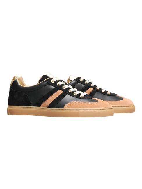 COURT Baskets noir beige or - Chaussures Femme