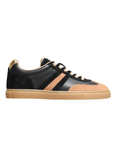 COURT Baskets noir beige or - Chaussures Femme