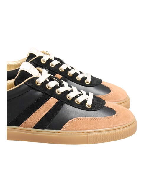 COURT Baskets noir beige or - Chaussures Femme