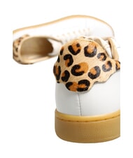 SERAFINI J CONNORS Baskets sole miel l&eacute;opard blanche - Chaussures Femme - 6