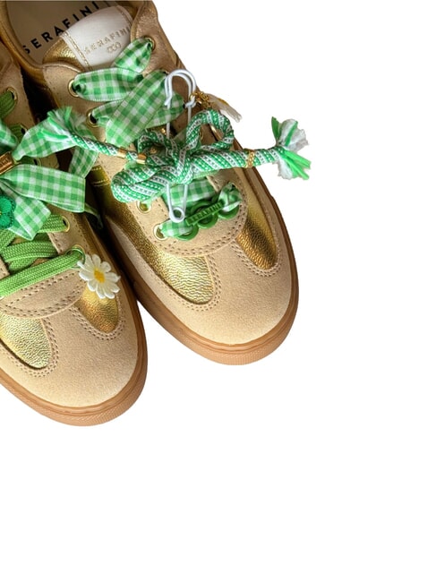 COURT Baskets beige dor&eacute; - Chaussures Femme