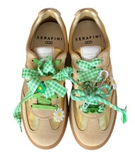 SERAFINI COURT Baskets beige dor&eacute; - Chaussures Femme - 5