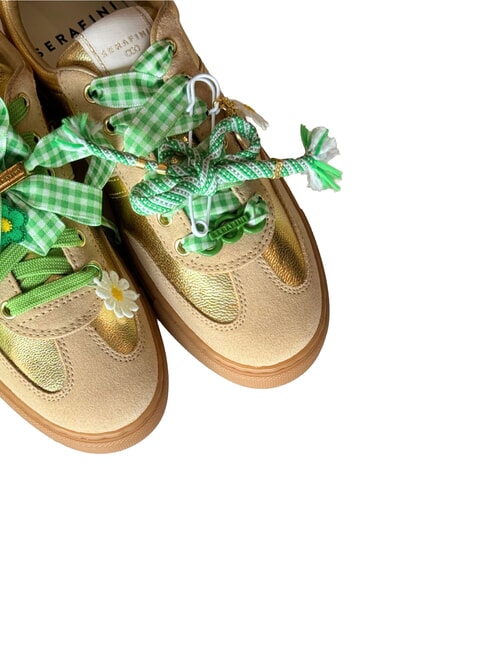 COURT Baskets beige dor&eacute; - Chaussures Femme