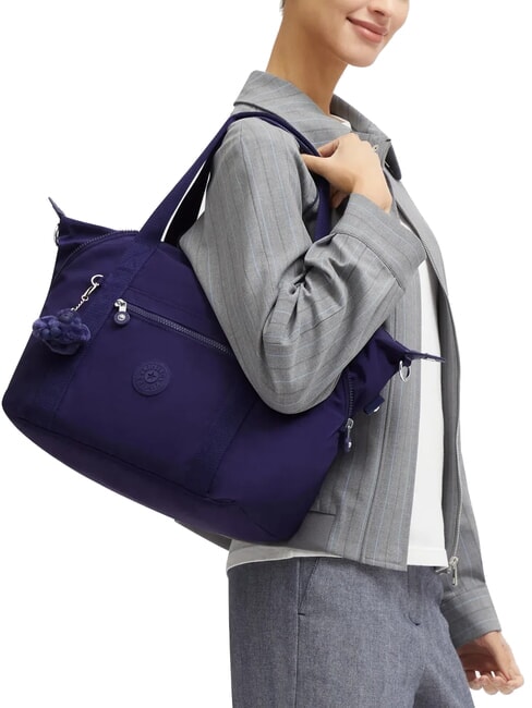 ART TOTE M Shopper avec bandouli&egrave;re bleu fonc&eacute; - Sacs pour Femme