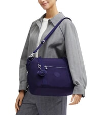 KIPLING ART TOTE M Shopper avec bandouli&egrave;re bleu fonc&eacute; - Sacs pour Femme - 3