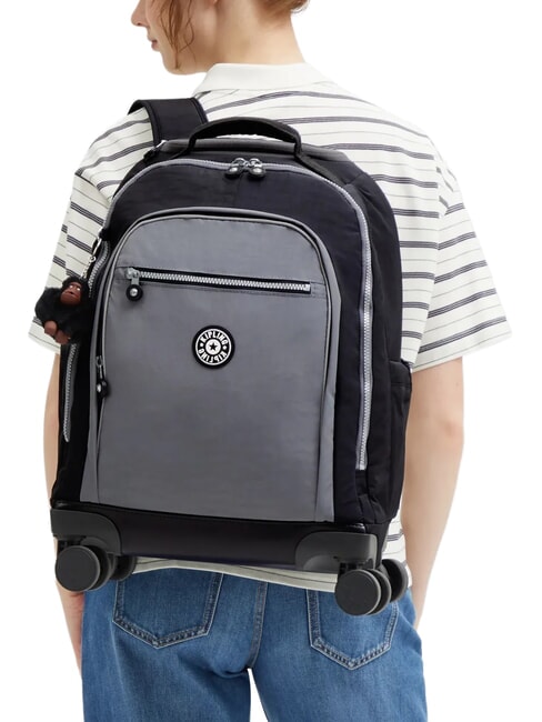 NEW ZEA Sac &agrave; dos &agrave; roulettes avec support pour ordinateur portable noir - Sacs &agrave; dos &agrave; roulettes