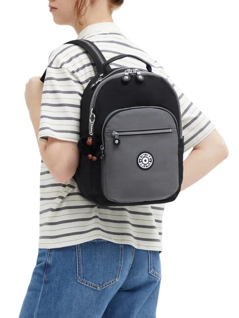 SEOUL SMALL Petit sac &agrave; dos noir - Sacs &agrave; dos pour l'&Eacute;cole & les Loisirs