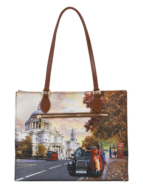 YESBAG Sac cabas, sac bandouli&egrave;re touriste londonien - Sacs pour Femme
