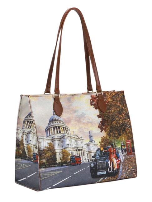 YESBAG Sac cabas, sac bandouli&egrave;re touriste londonien - Sacs pour Femme