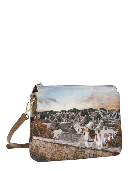 YESBAG Sac bandouli&egrave;re, deux compartiments trulli romantique - Sacs pour Femme