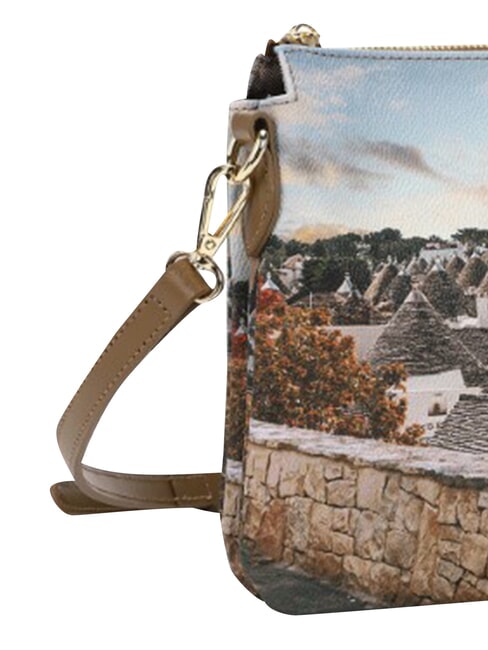 YESBAG Sac bandouli&egrave;re, deux compartiments trulli romantique - Sacs pour Femme