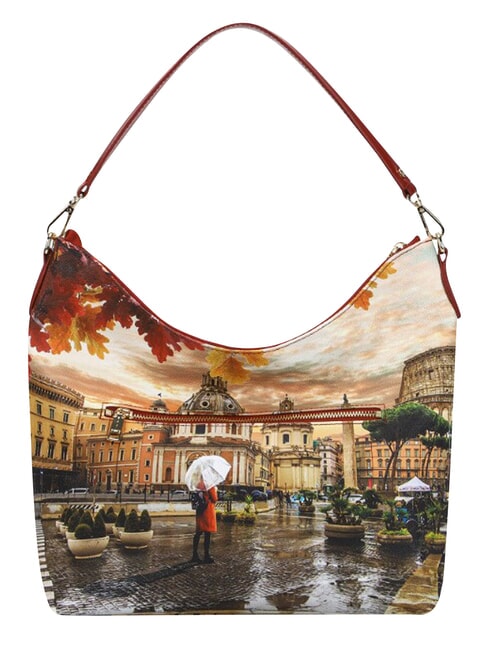 YESBAG Le sac bandouli&egrave;re Rome sous la pluie - Sacs pour Femme