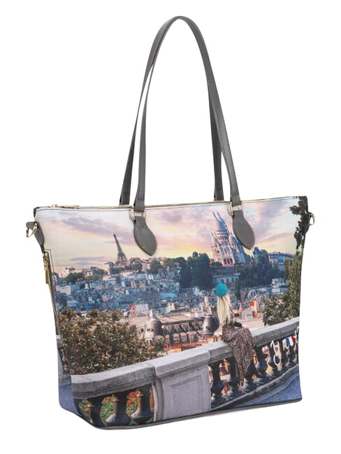 YESBAG Sac cabas, sac bandouli&egrave;re paris / cor - Sacs pour Femme