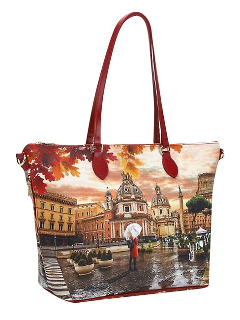 YESBAG Sac cabas, sac bandouli&egrave;re Rome sous la pluie - Sacs pour Femme