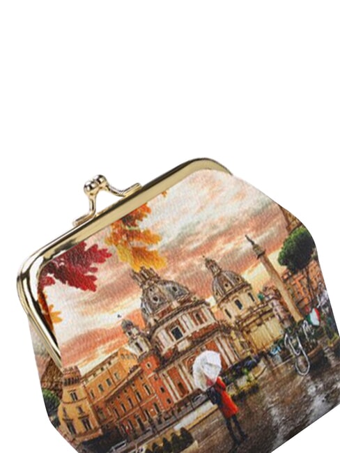 YESBAG Porte-monnaie Rome sous la pluie - Portefeuilles Femme