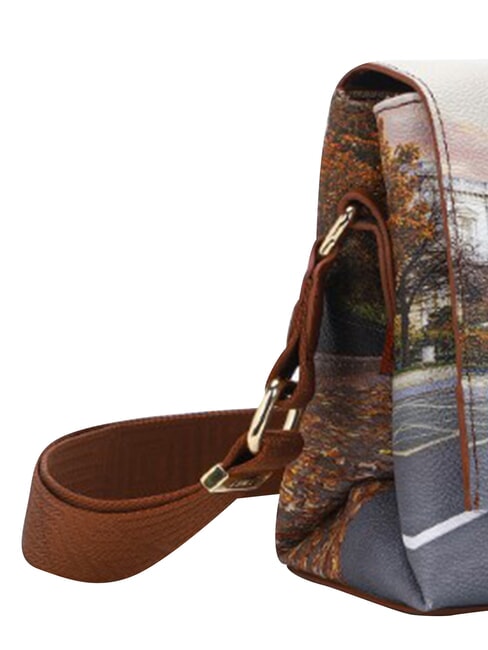 YESBAG Sac bandouli&egrave;re &agrave; rabat touriste londonien - Sacs pour Femme