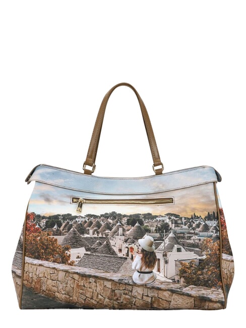 YESBAG Sac bandouli&egrave;re XL trulli romantique - Sacs pour Femme