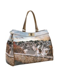 YNOT YESBAG Sac bandouli&egrave;re XL trulli romantique - Sacs pour Femme - 3