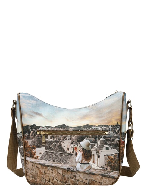 YESBAG Sac bandouli&egrave;re Hobo avec poche trulli romantique - Sacs pour Femme