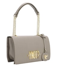 YNOT LOVERS Sac bandouli&egrave;re &agrave; rabat taupe - Sacs pour Femme - 2