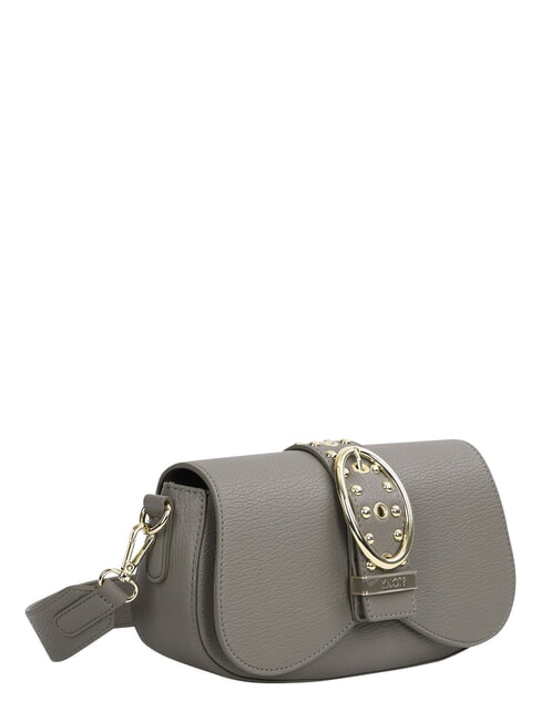 ROCKER Sac bandouli&egrave;re avec boucle et clous taupe - Sacs pour Femme