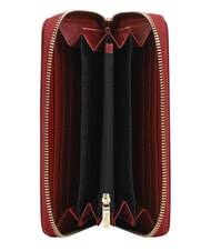 YNOT LADY Grand portefeuille zipp&eacute; cerise - Portefeuilles Femme - 2