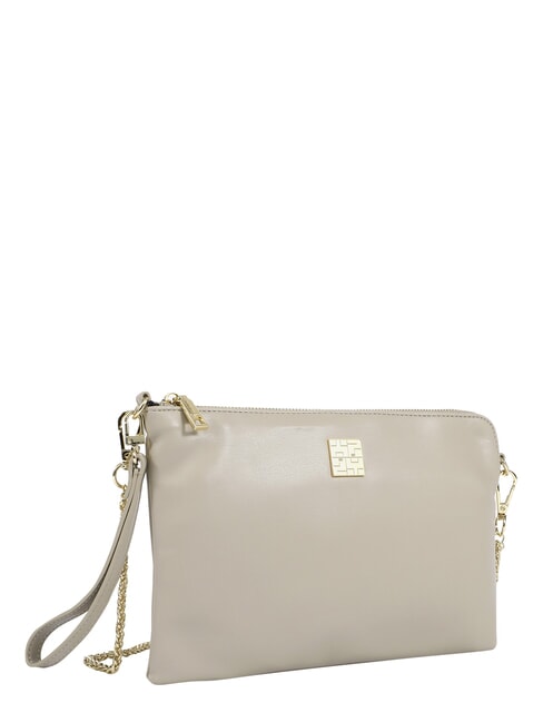 LADY Sac &agrave; main avec bandouli&egrave;re cha&icirc;ne amande - Sacs pour Femme